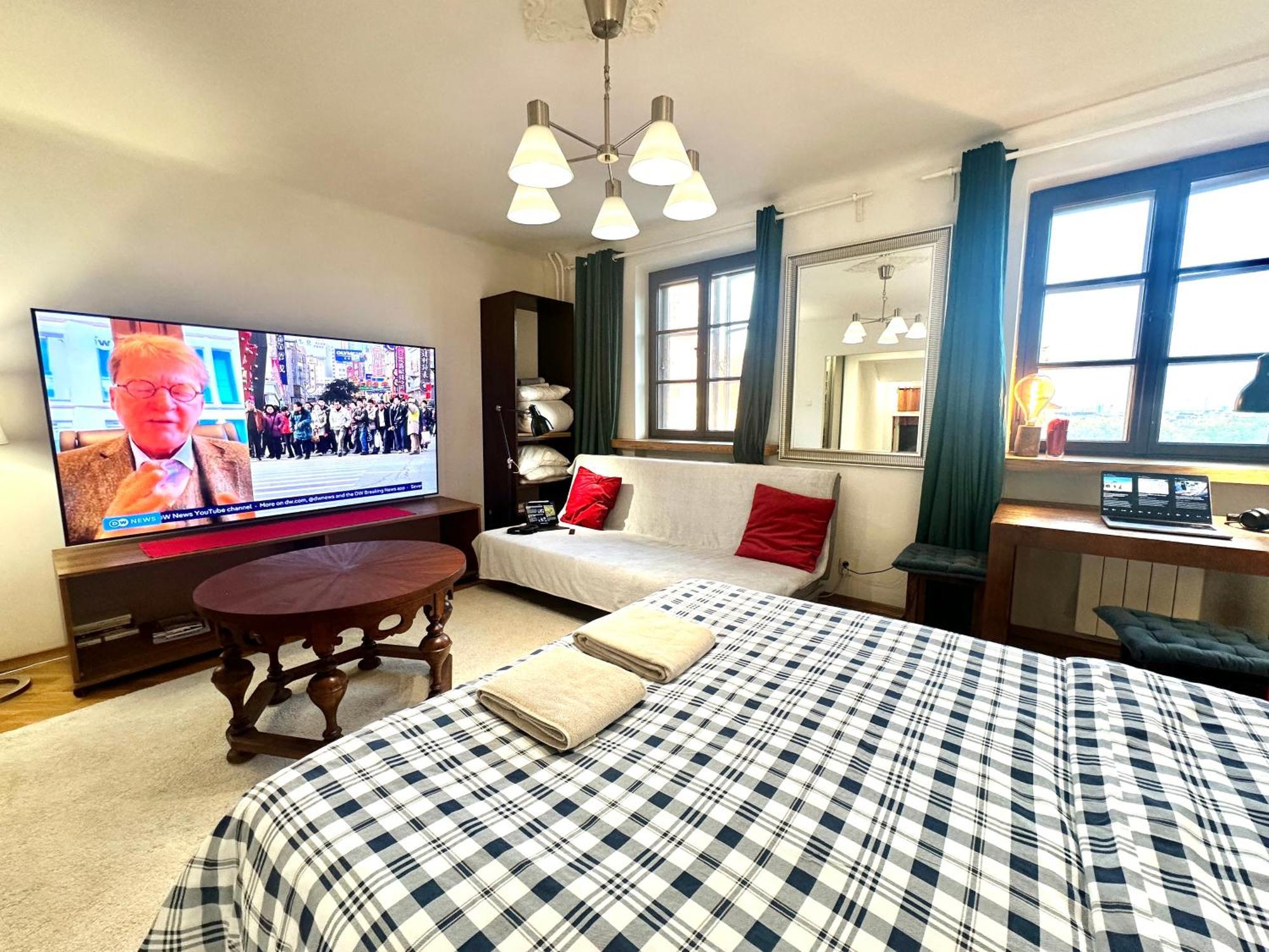Old Town Best View Wifi 300 Mb/S Huge Screen Netflix Appletv Amazontv Varşovia Exterior foto